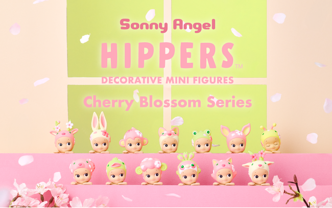 SNSで話題の「HIPPERS」より、美しい春の象徴である「桜」をテーマにしたシリーズが登場。「Sonny Angel HIPPERS Cherry Blossom Series」が全世界同時発売。