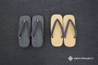 街を歩く、リズムが変わる。「インディゴ染 ねずこ右近下駄　茶綿デニム鼻緒」2026年2月より、現代の暮らしに馴染む「右近型」の受注開始
