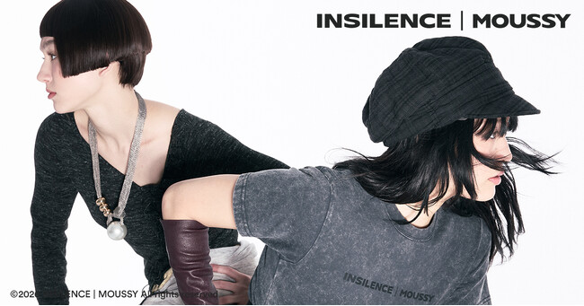 MOUSSY（マウジー）、韓国展開への第一歩。韓国ブランド「INSILENCE」（インサイレンス）とのコラボレーションアイテムを3月13日（金）より発売。