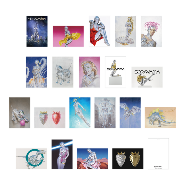 空山基 自身最大の回顧展『SORAYAMA　光・透明・反射　ーTOKYOー』展覧会グッズ情報公開！
