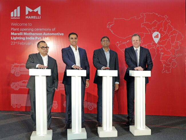 マレリの合弁会社がインド・サナンドに新たな照明工場を開設
