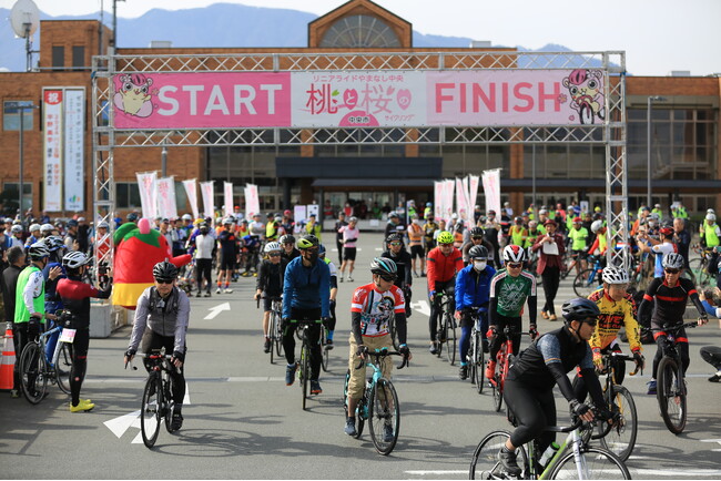【山梨県中央市】「桃と桜のサイクリング2026～リニアライドやまなし中央～」を開催します！春の一日を満喫してください。