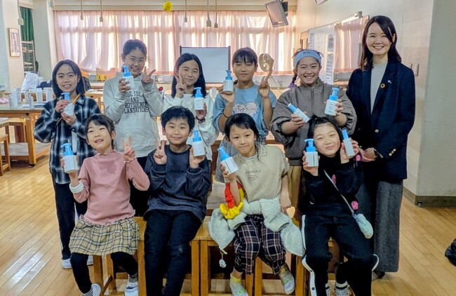 ファンケルが土橋小学校わくわくプラザの小学生を対象に「キッズスキンケア講座」を開催！