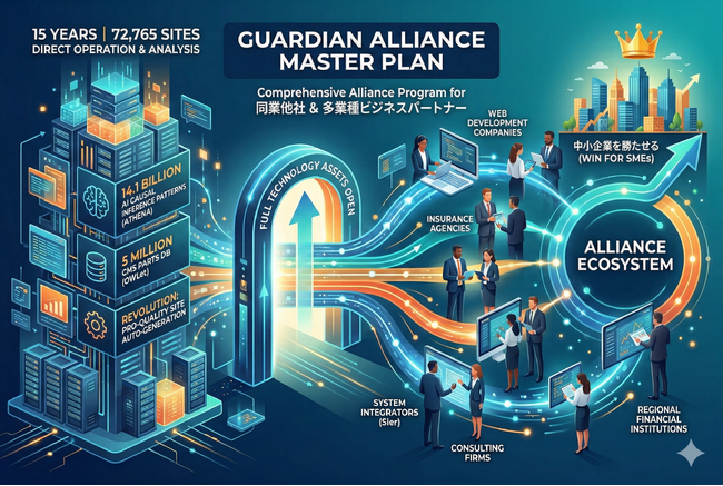 15年間・72,765サイトの全技術資産を同業他社に開放　業界初※の包括的アライアンスプログラム「GUARDIAN ALLIANCE MASTER PLAN」を正式発表