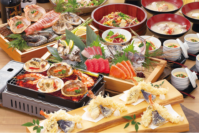 【比べてください鮮度と品質!】浜焼き海鮮居酒屋『大庄水産』3/1からの春の宴会コースが熱い!!