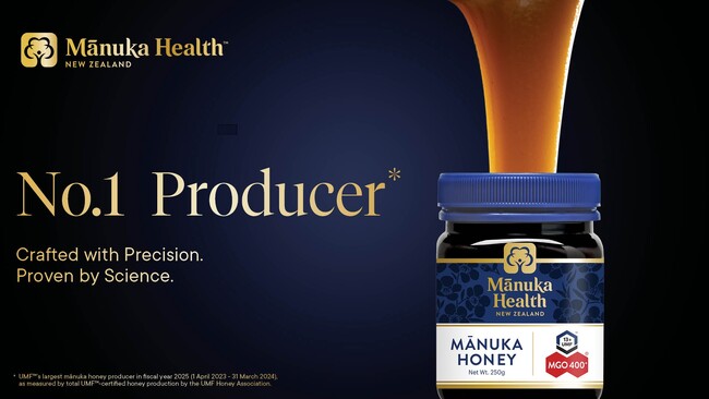 「Manuka Health（マヌカヘルス）」がUMF認定マヌカハニー生産者の中で生産量がNo.1に（2024年7月～2025年6月）