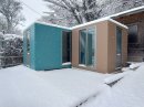 側面　雪