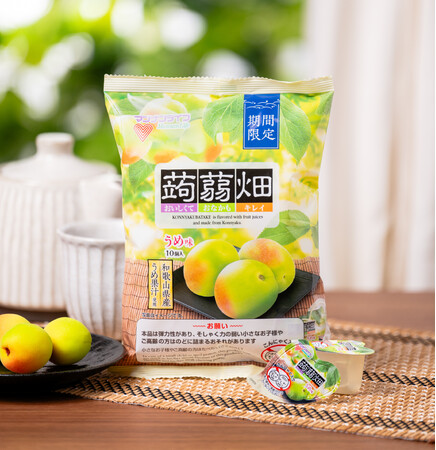 【新商品】和歌山県産うめ果汁使用「蒟蒻畑うめ味」3月2日（月）期間限定発売！