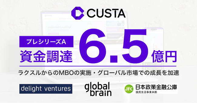 CUSTA、プレシリーズAラウンドで総額6.5億円の資金調達を実施 ― ラクスルからのMBOを経て、東南アジアを起点としたグローバル展開を加速