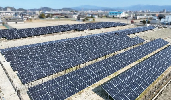 オフサイトPPA方式の太陽光発電所「DREAM Solar 愛媛松山」を稼働開始（ニュースリリース）