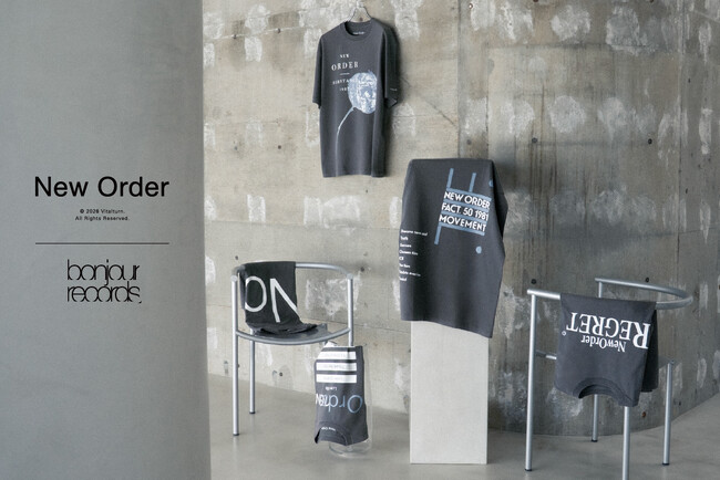 New Order for bonjour records Official T-shirt