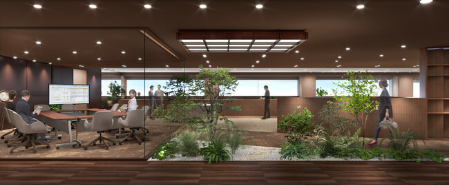 パークスタワー７階を従業員専用ラウンジ・会議室「PARKS　PATIO」としてリニューアルし、4月1日オープン！