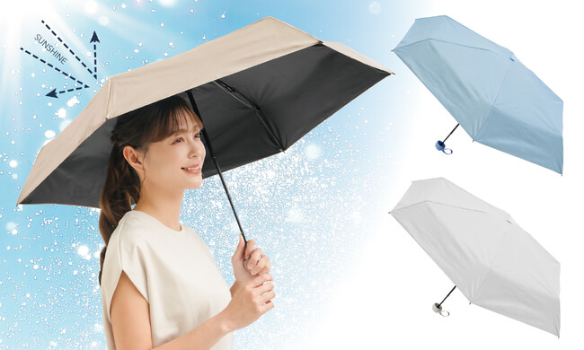 −16℃の遮熱効果!PUブラックコーティング加工で紫外線も日差しもカットし夏でも涼しい!