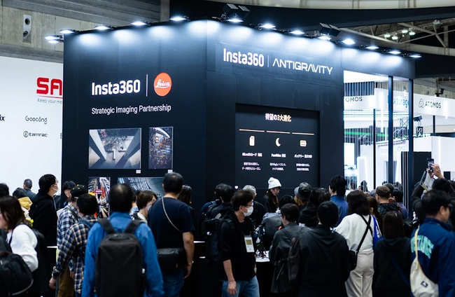 【Insta360 x Antigravity】地上から空中まで、360度全景映像が革新的に進化！CP＋2026で大盛況の共同出展