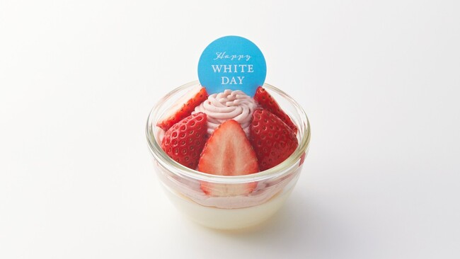 いちごで彩るホワイトデー限定スイーツを販売