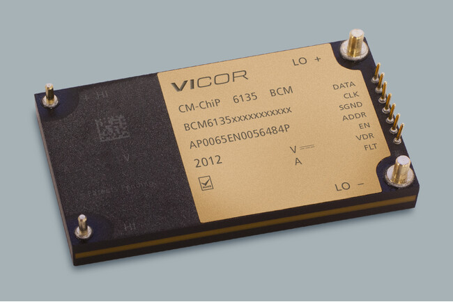 Vicor、双方向DC-DCバスコンバータBCM(R)で「2025年電源モジュール業界 優秀賞」を受賞