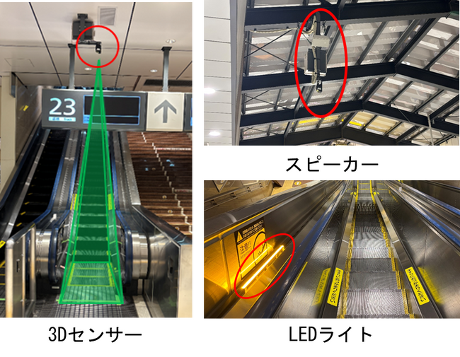 エスカレーター滞留停止システムの導入について