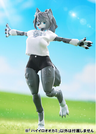 自分好みのケモノをカスタマイズ！『けもプラ』シリーズ第3弾「ハイイロオオカミ」が登場。あみあみにて予約受付中。