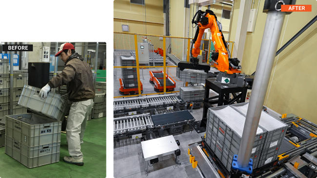 日本運輸様、MujinOS採用で変種変量生産に対応する次世代DX部品供給ロボット倉庫を構築