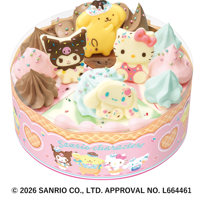 アイスクリームの世界へようこそ！と～ってもおいしい！「サンリオキャラクターズ パレット４」