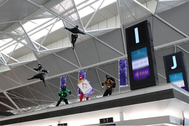 中部国際空港セントレアで「第5回アジアパラ競技大会」に向けたお出迎えでござる！