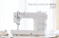 ジャノメ、薄物から厚物まで、美しい縫い目を追求した最上位職業用ミシン「haute couture ecru 2000 (オートクチュール エクリュ 2000)」を発売