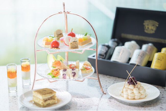 初夏のメロンとチェリーが彩る紅茶づくしのアフタヌーンティー。「TWG Tea」ティーフリー付きで4月22日より登場／ザ ロイヤルパークホテル アイコニック 名古屋