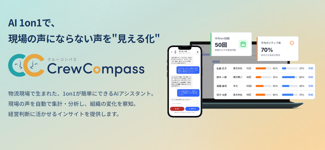 現場の声を対話につなげるAI 1on1サービス、提供開始