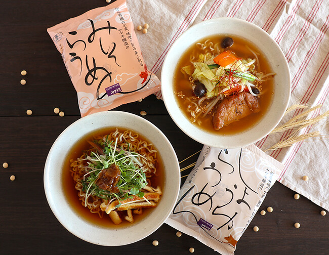【食べて食料自給率UP】埼玉の醸造蔵が麺・スープ全て国産有機のインスタントラーメンを開発。健康志向や環境意識の高い方に。動物性原料を使用しないヴィーガンラーメン。