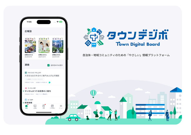 福井県大野市と株式会社永和システムマネジメントは、「電子回覧版の推進に関する連携協定」を締結しました