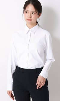 売上枚数前年比3倍と反響の大きい『透けないシャツ』をアップデート　襟裏の“ファンデ汚れ”が洗濯で簡単に落ちる“化粧品防汚生地”を採用