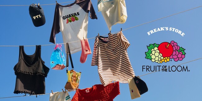 待望の第2弾、解禁。3/5(木)より、FRUIT OF THE LOOM × FREAK’S STORE コラボレーションアイテムが発売開始！