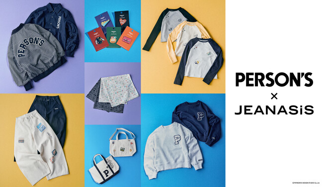 JEANASISが、原宿カルチャーのアイコン「PERSON’S（パーソンズ）」と初のコラボレーションアイテムを3月6日（金）に発売！