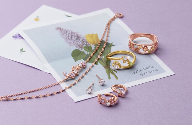 風が運ぶ春のきらめき、花ひらく季節に、想いを重ねて「Spring Collection」がCanal 4℃から登場