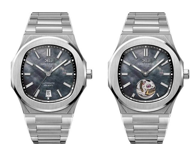 【数量限定】KARL-LEIMONの象徴的スポーツウォッチ「MAJESTY AUTOMATIC」にブラックMOPモデルが登場