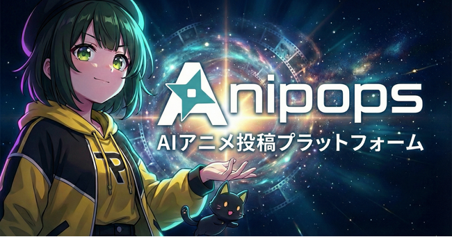 AIで“個人がアニメスタジオになる”時代へ～AIアニメ投稿サイト「Anipops（アニポップス）」3月9日公開～