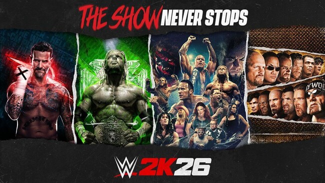 『WWE(R) 2K26』（英語版）キングオブキングス エディション、ATTITUDE時代 エディション、マンデーナイトウォー エディションが発売開始