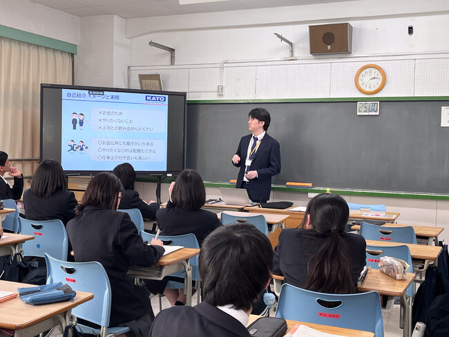 浜川中学校1年生対象「しながわドリームジョブ」に参画“働くこと”の意義を伝える講義を実施