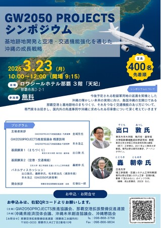 3月23日(月) GW2050PROJECTS シンポジウム開催