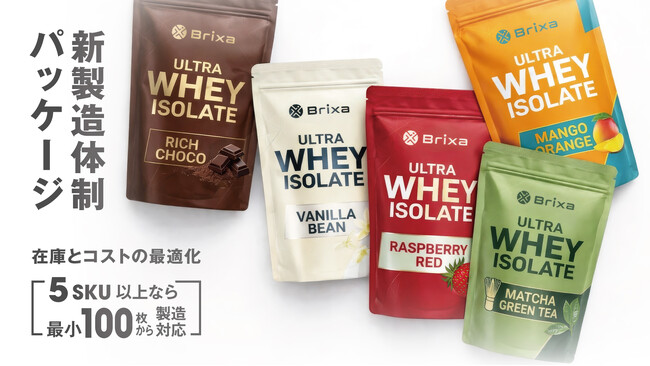 小ロット＝妥協を変える--パウチを5SKU以上で最小100枚から、Brixa（ブリックサ）が多品種小ロット製造を強化