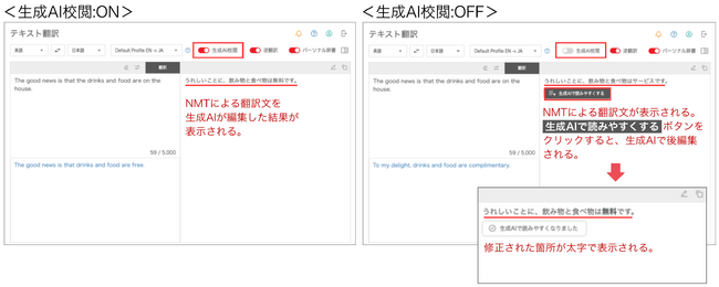 AI翻訳ソリューション「FLaT」に「生成AI校閲」機能を実装。ニューラル機械翻訳の正確性と生成AIの自然さを両取り