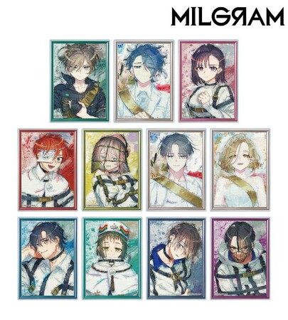 『MILGRAM -ミルグラム-』のトレーディング grunge CANVAS アクリルカードなどの受注を開始！！アニメ・漫画のオリジナルグッズを販売する「AMNIBUS」にて