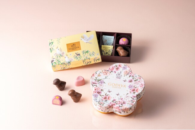 新たな一歩を踏み出す季節、ゴディバのスプリングコレクション「羽ばたく 花咲く春」