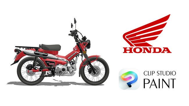 セルシス、本田技研工業とコラボレーション　Honda「CT125 Hunter Cub」の3Dモデルをクリエイター向け素材提供サービス「CLIP STUDIO ASSETS」で提供開始