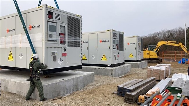 岡山県で8MWhの系統用蓄電池設備が連系開始
