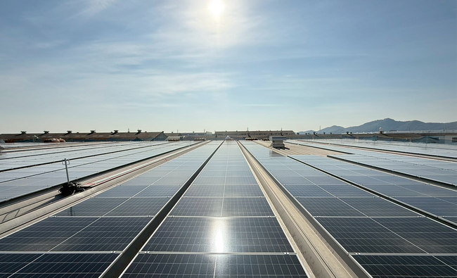 一般家庭約300世帯分の年間CO２排出量1,165ｔ削減　群馬工場に太陽光発電設備を導入
