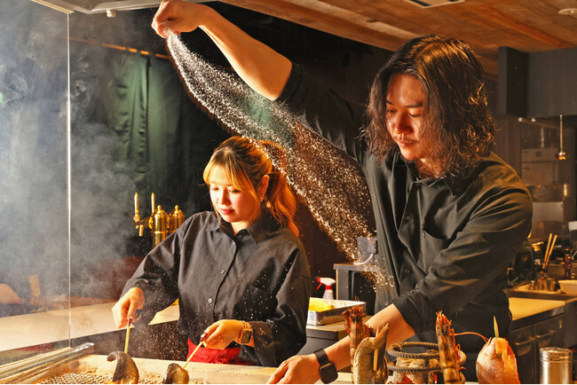 【天王寺・歓送迎会】炭火が踊る