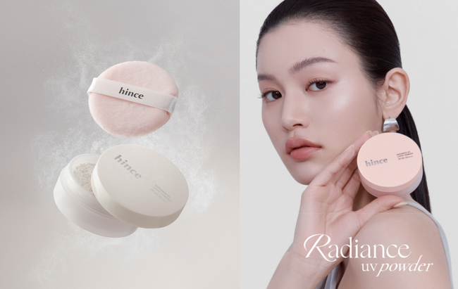 【hince】新作「ラディアンスUVルースパウダー」発売 SPF50+ PA++++、光で仕込む“ツヤ膜パウダー”誕生