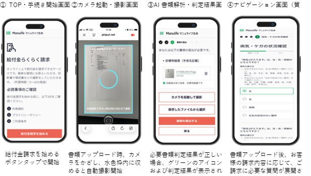 マニュライフ生命、 給付金請求手続きがオンラインで簡単に 「給付金らくらく請求」サービスをアップグレード