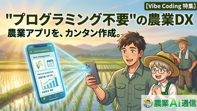 『うちみたいな小さな農家にDXは関係ない』を終わらせる――手軽に始める“Vibe Coding”という新しい農業DX